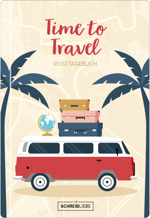 Reisetagebuch Time to travel, vegan von Korsch Verlag