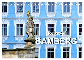 Reiseziel Bamberg (Tischkalender 2024 DIN A5 quer), CALVENDO Monatskalender von Schwarze,  Nina