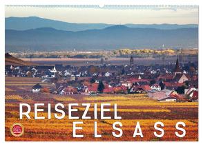 Reiseziel Elsass (Wandkalender 2024 DIN A2 quer), CALVENDO Monatskalender von Cross,  Martina