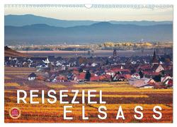 Reiseziel Elsass (Wandkalender 2024 DIN A3 quer), CALVENDO Monatskalender von Cross,  Martina