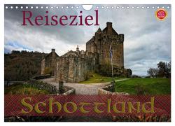 Reiseziel Schottland (Wandkalender 2024 DIN A4 quer), CALVENDO Monatskalender von Cross,  Martina