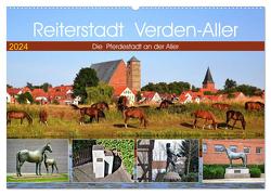 Reiterstadt Verden – Aller (Wandkalender 2024 DIN A2 quer), CALVENDO Monatskalender von Klünder,  Günther