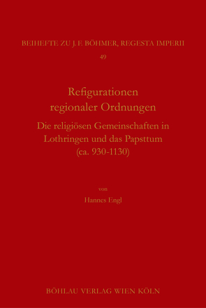 Rekonfigurationen regionaler Ordnungen von Engl,  Hannes