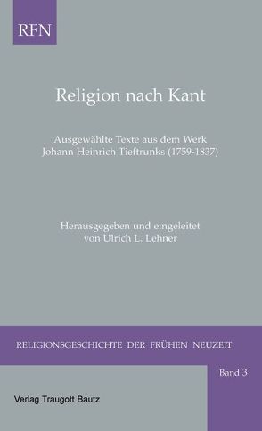 Religion nach Kant von Lehner,  Ulrich L