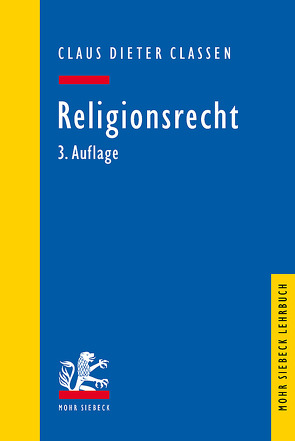 Religionsrecht von Classen,  Claus Dieter