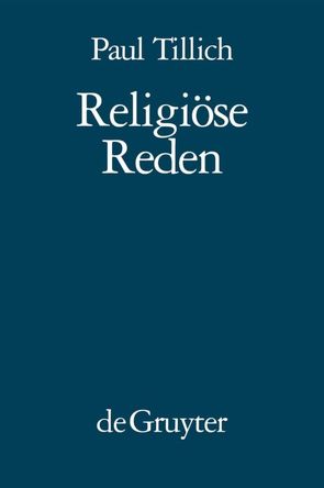 Religiöse Reden von Tillich,  Paul