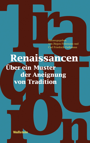 Renaissancen von Fohrmann,  Jürgen, Gethmann,  Carl Friedrich