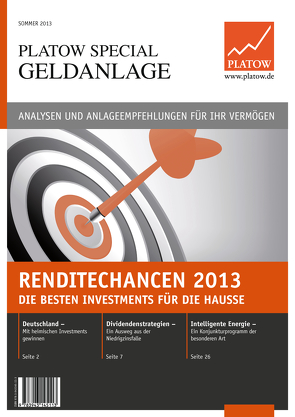 Renditechancen 2013 von Schirmacher,  Albrecht F.