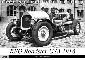 REO Roadster USA 1916 – in Schwarzweiss (Tischkalender 2018 DIN A5 quer) von Laue,  Ingo