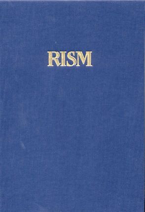 Répertoire International des Sources Musicales (RISM) / Einzeldrucke vor 1800 von Heckmann,  Harald