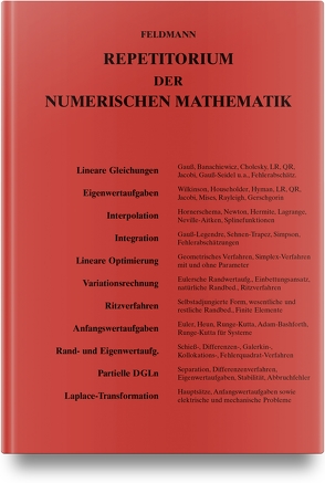 Repetitorium der Numerischen Mathematik von Feldmann,  Dietrich