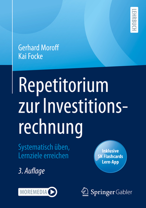 Repetitorium zur Investitionsrechnung von Focke,  Kai, Moroff,  Gerhard