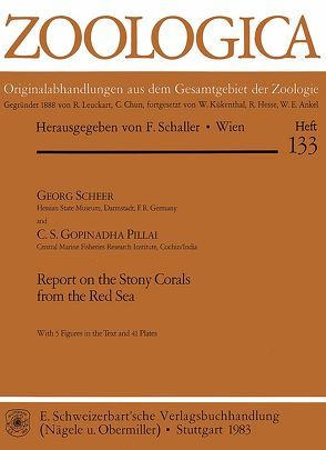 Report on the Stony Corals from the Red Sea von Pillai,  C S, Scheer,  Georg