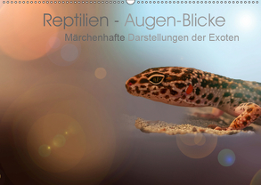 Reptilien – Augen-Blicke. Märchenhafte Darstellungen der Exoten (Wandkalender 2019 DIN A2 quer) von Jaritz,  Brigitte
