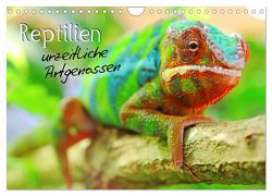 Reptilien urzeitliche Artgenossen (Wandkalender 2024 DIN A4 quer), CALVENDO Monatskalender von Mosert,  Stefan