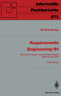 Requirements Engineering ’91 von Timm,  Michael