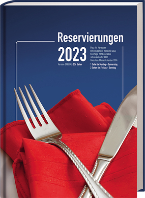 Reservierungsbuch „Spezial“ 2023