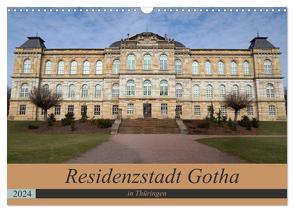 Residenzstadt Gotha in Thüringen (Wandkalender 2024 DIN A3 quer), CALVENDO Monatskalender von Flori0,  Flori0