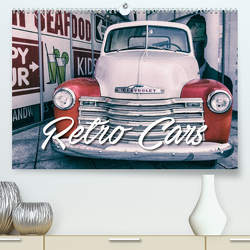 Retro Cars (Premium, hochwertiger DIN A2 Wandkalender 2023, Kunstdruck in Hochglanz) von Matschek,  Gerd