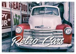 Retro Cars (Wandkalender 2024 DIN A3 quer), CALVENDO Monatskalender von Matschek,  Gerd