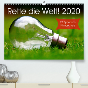 Rette die Welt! 2020 (Premium, hochwertiger DIN A2 Wandkalender 2020, Kunstdruck in Hochglanz) von Lehmann (Hrsg.),  Steffani