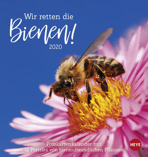 Wir retten die Bienen Postkartenkalender Kalender 2020 von Heye