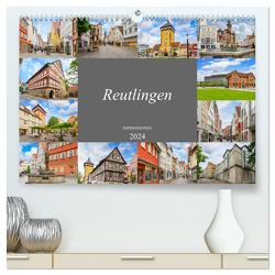 Reutlingen Impressionen (hochwertiger Premium Wandkalender 2024 DIN A2 quer), Kunstdruck in Hochglanz von Meutzner,  Dirk