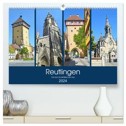 Reutlingen – Tor zur Schwäbischen Alb (hochwertiger Premium Wandkalender 2024 DIN A2 quer), Kunstdruck in Hochglanz von Stoll,  Sascha