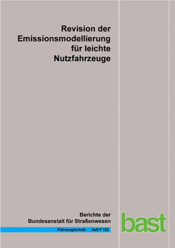 Revision der Emissionsmodellierung für leichte Nutzfahrzeuge von Auf der Maur,  A., Heidt,  Chr., Knörr,  W., Strassburg,  S., Wuethrich,  Ph.