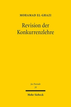 Revision der Konkurrenzlehre von El-Ghazi,  Mohamad