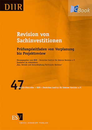 Revision von Sachinvestitionen von DIIR – Arbeitskreis "Bau,  Betrieb und Instandhaltung / Technische Revision"