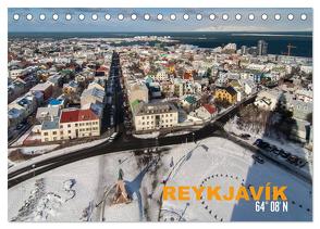 Reykjavìk 64° 08′ N (Tischkalender 2024 DIN A5 quer), CALVENDO Monatskalender von Preißler,  Norman