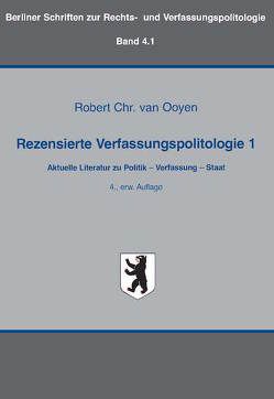 Rezensierte Verfassungspolitologie 1 von Ooyen,  Robert Ch van