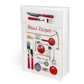 Rezeptbuch „Rote Miniaturen“ (Hardcover A4, Blankoseiten)