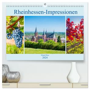 Rheinhessen-Impressionen (hochwertiger Premium Wandkalender 2024 DIN A2 quer), Kunstdruck in Hochglanz von Hess,  Erhard