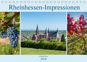 Rheinhessen-Impressionen (Tischkalender 2018 DIN A5 quer) von Hess,  Erhard