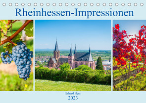 Rheinhessen-Impressionen (Tischkalender 2023 DIN A5 quer) von Hess,  Erhard