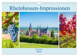 Rheinhessen-Impressionen (Wandkalender 2024 DIN A4 quer), CALVENDO Monatskalender von Hess,  Erhard