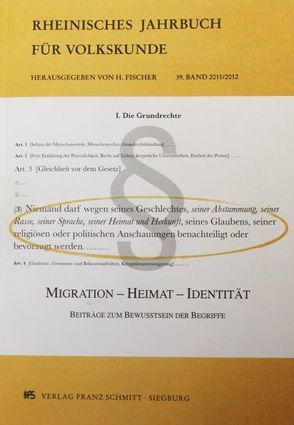 Migration – Heimat – Identität von Fischer,  H.