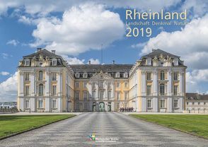 Rheinland 2019 Wandkalender A4 quer Spiralbindung 28 Blatt mit 56 Seiten von klaes-regio Fotoverlag, Rheinischer Verein für Denkmalpflege und Landschaftsschutz e.V.