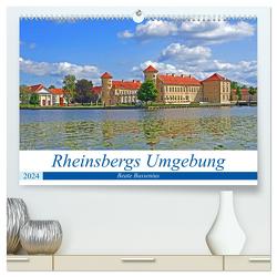 Rheinsbergs Umgebung (hochwertiger Premium Wandkalender 2024 DIN A2 quer), Kunstdruck in Hochglanz von Bussenius,  Beate
