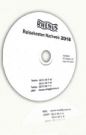 Rhenus Reisekosten CD 2018