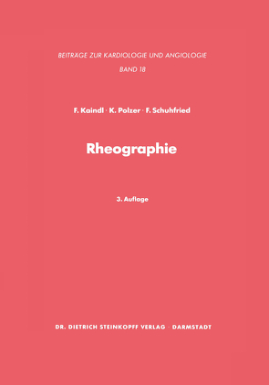 Rheographie von Fellinger,  K., Kaindl,  F., Polzer,  K., Schuhfried,  F.