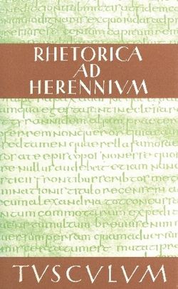 Rhetorica ad Herennium von Nüßlein,  Theodor