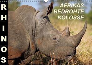 RHINOS – AFRIKAS BEDROHTE KOLOSSE (Wandkalender 2018 DIN A3 quer) von Woyke,  Wibke