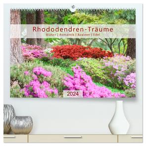Rhododendren-Träume, Blüten, Romantik, Azaleen, Edel (hochwertiger Premium Wandkalender 2024 DIN A2 quer), Kunstdruck in Hochglanz von Plett,  Rainer