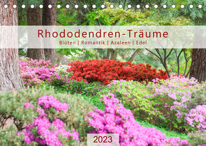 Rhododendren-Träume, Blüten, Romantik, Azaleen, Edel (Tischkalender 2023 DIN A5 quer) von Plett,  Rainer