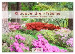Rhododendren-Träume, Blüten, Romantik, Azaleen, Edel (Wandkalender 2024 DIN A2 quer), CALVENDO Monatskalender von Plett,  Rainer