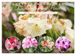 Rhododendren und Poesie (Tischkalender 2024 DIN A5 quer), CALVENDO Monatskalender von Kruse,  Gisela