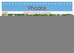 Rhodos – Altstadt mit Charme und Zauber (Tischkalender 2024 DIN A5 quer), CALVENDO Monatskalender von Schwarze,  Nina